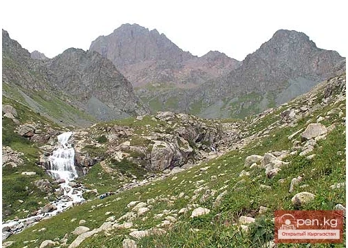 Burgan-Suu Waterfall