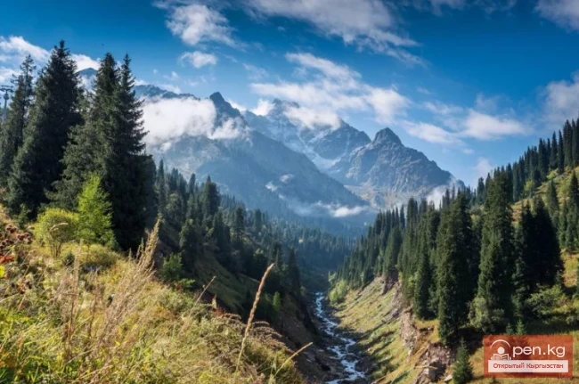 Zailiyskiy Alatau Ridge