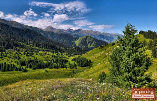 Zailiyskiy Alatau Ridge