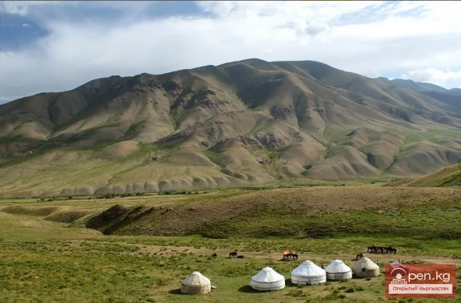 Хребты Сонкёльтау и Сусамыртау