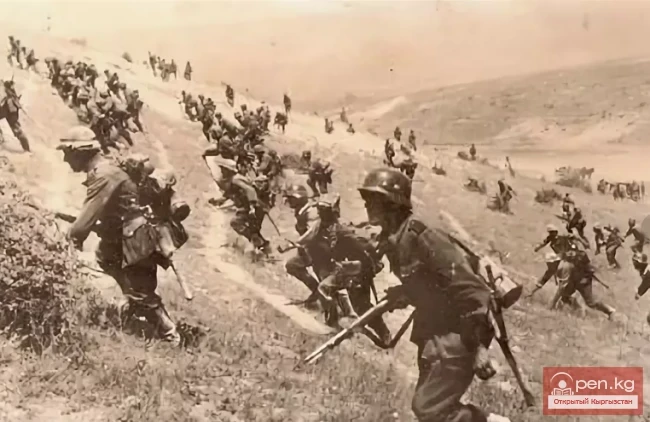 Улуу Ата Мекендик согуштун баатыры кыргызстандык Джумабаев Ташмамат