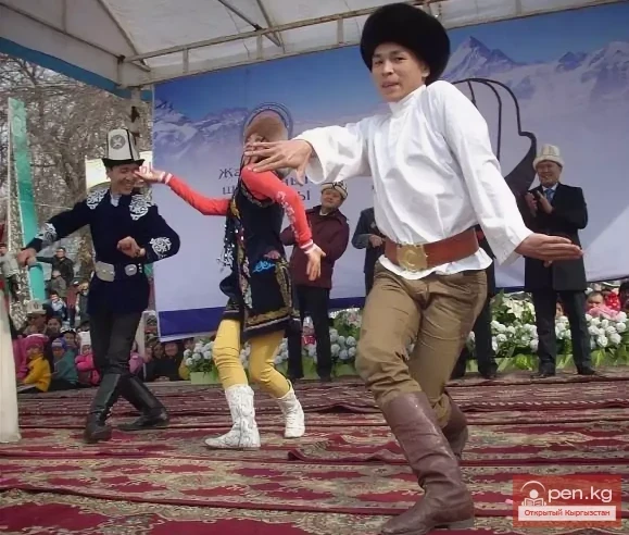 Характер киргизской танцевальной музыки. История киргизского народного танца. Часть 6