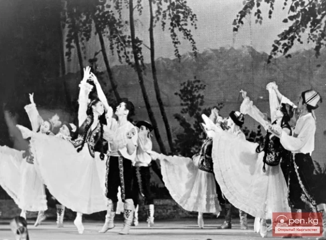 Развития национальной культуры в танце. История киргизского народного танца. Часть 3