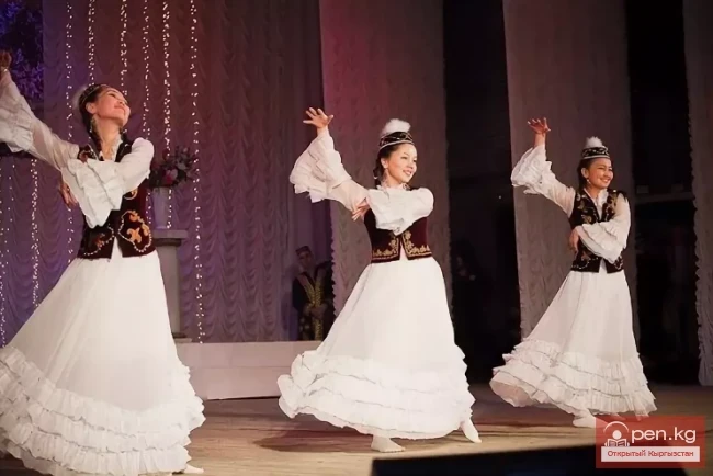 Методика разучивания кыргызского народного танца. Часть 2