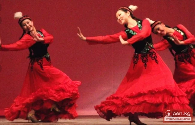 Методика разучивания кыргызского народного танца. Часть 3