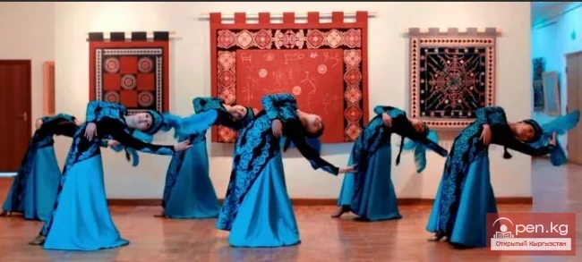 Методика разучивания кыргызского народного танца. Часть 4