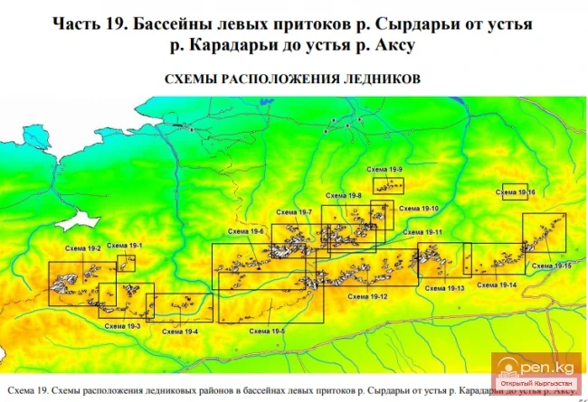 General characteristics of glaciation in the Kyrgyz Republic