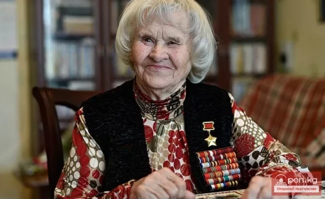 Hero of the Great Patriotic War, Kyrgyzstani Pasko Evdokiya Borisovna