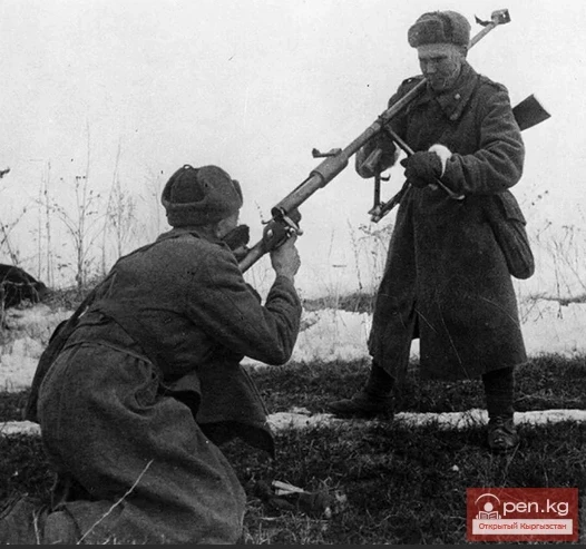 Hero of the Great Patriotic War, Kyrgyzstani Titov Andrey Alekseevich