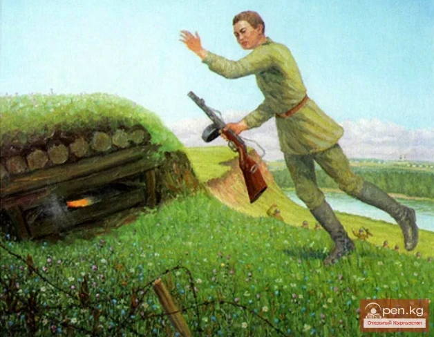 Hero of the Great Patriotic War, Kyrgyzstani Tuleberdiev Cholponbay