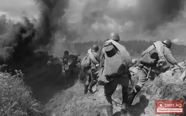 Hero of the Great Patriotic War, Kyrgyzstani Teshabaev Mamasaly