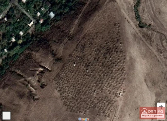 Anomalous zones of Kyrgyzstan. Black squares