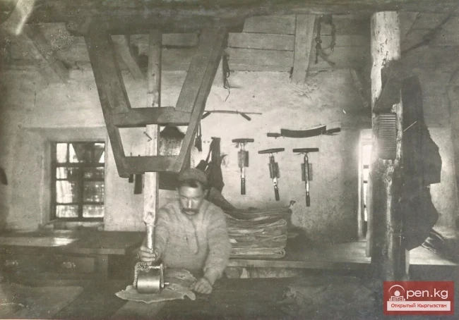 Ведомости кожевенного завода города Пишпека. Документ №10 (ноябрь 1886 г.)