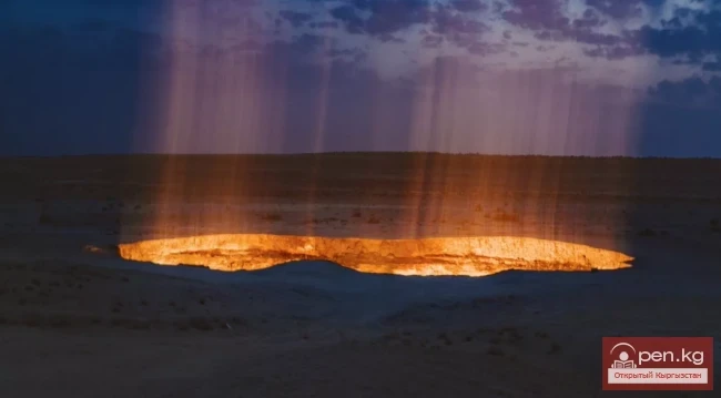 Дерваза. Түркмөнстандын аномалдуу аймагы. (Видео)