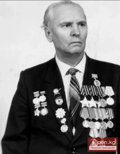 Full Cavalier of the Order of Glory Mikhail Petrovich Badigin