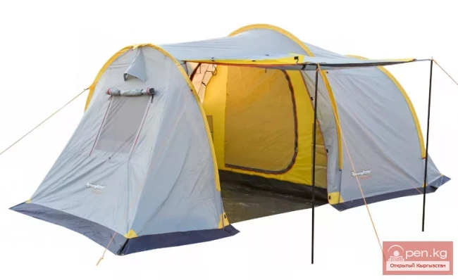 Choosing a tourist tent for hiking in the mountains of Kyrgyzstan