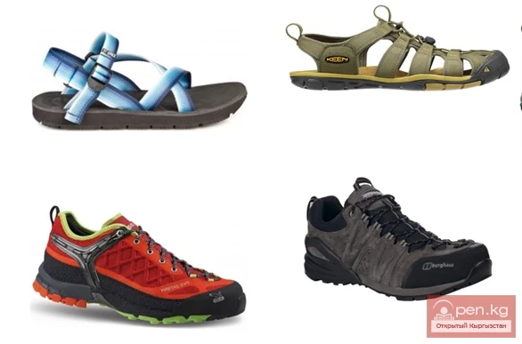 Обувь для походов по горам Тянь-Шаня