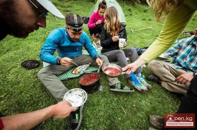 Personal hygiene rules in the conditions of hiking in the Tian Shan