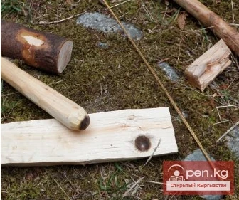 Several ways to make fire without matches and a lighter in the mountains of Kyrgyzstan. Part - 1
