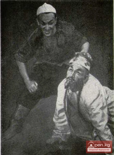 Н. Тугелов жана Н. Авалианинин спектаклди коюу боюнча иши