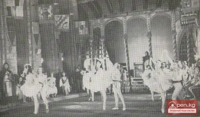 Scene from the ballet 'Raymonda'.