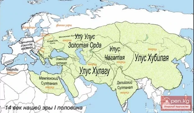 Борьба за трон потомков Чагатая