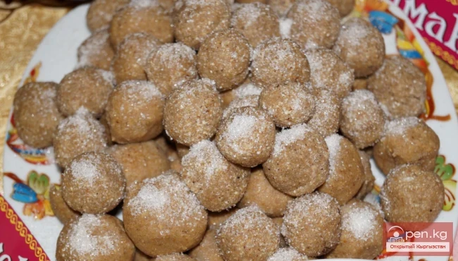 Таттуу талкан, кёглёгён талкан, курут талкан