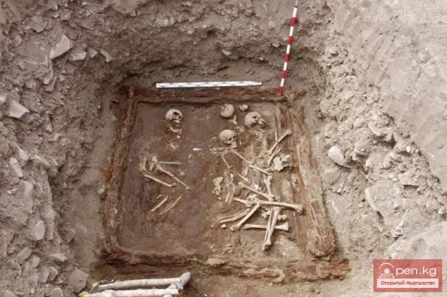 Погребения эпохи бронзы могильников Кызыл-Сая и Кулан-Сая