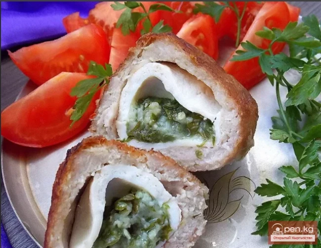 "Ala-Too Cutlets" — a dish of Kyrgyz cuisine