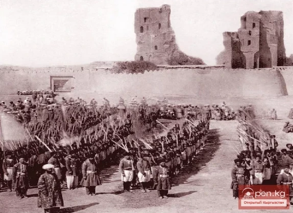 Выступления кыргызов в первой половине 60-х годов XIX века