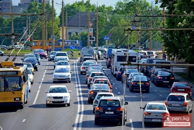 Development of Road Transport in Osh Region and the City of Osh