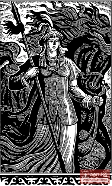 Эпос "Манас". Любовь Манаса кыз-Сайкал