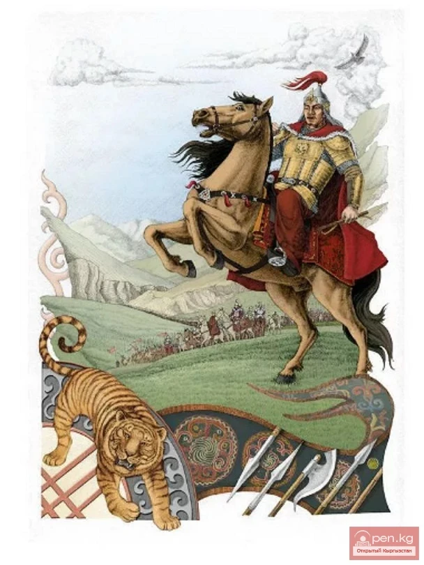 Сказание о Манасе. О том, как Манас посеял пшеницу и купил себе Аккулу