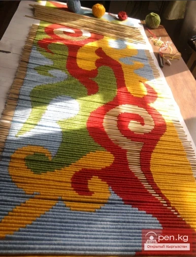 Embroidery and Patterned Chia Mats