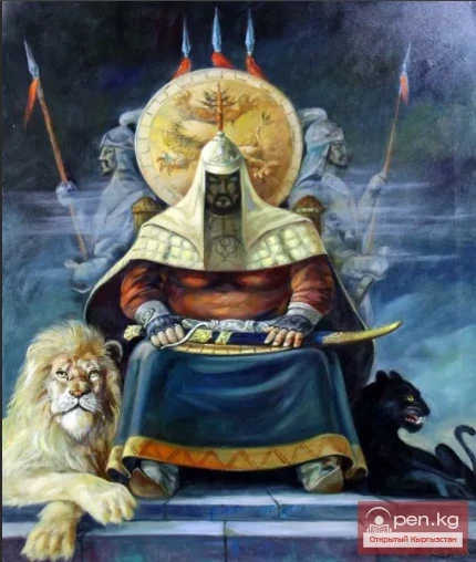 Сказание о Манасе. Провозглашение Манаса ханом