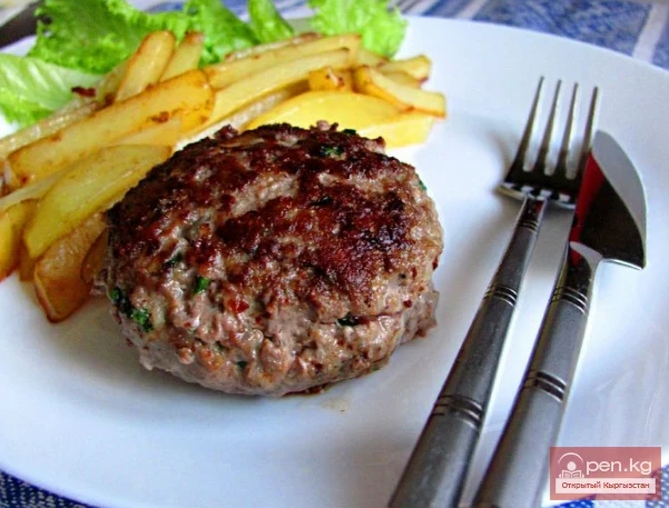 Susamyr - Beefsteak in Kyrgyz Style