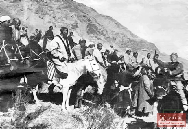 Помощь царской колониальной власти в подавлении народного восстания