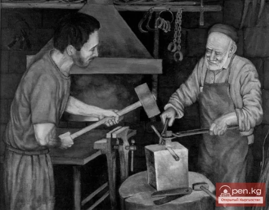 Кыргыз кузнектери жана зергерлери XVIII-XX кылымдарда