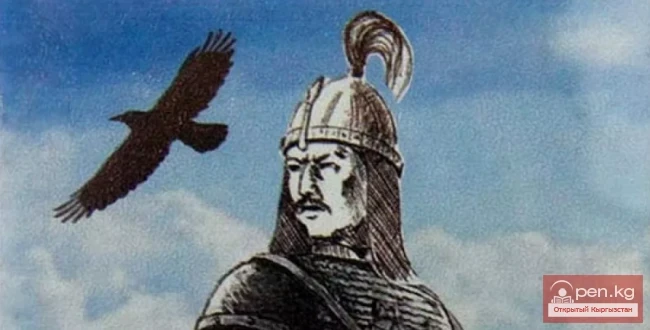 The Tale of Manas. Almanbet in the Camp of Manas