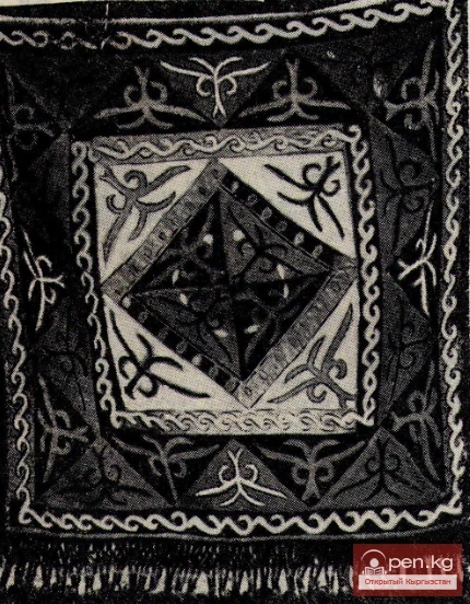 The Placement of Patterns in Kyrgyz Embroidery