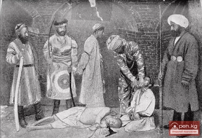 Причины народного восстания - жестокость Наср-Эддин-хана