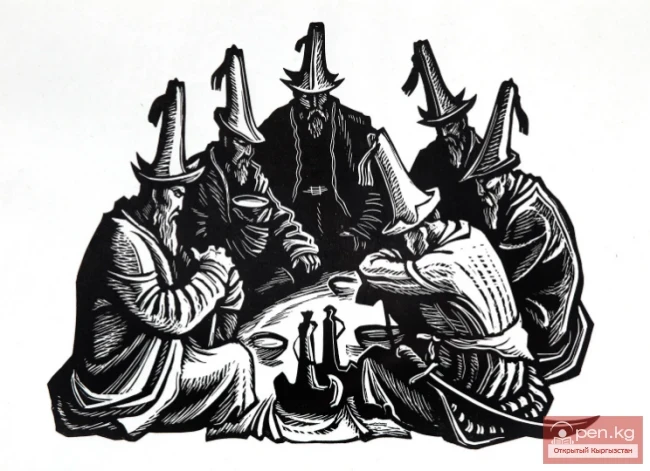 The Tale of Manas. The Great Campaign. The Conspiracy of the Six Khans.