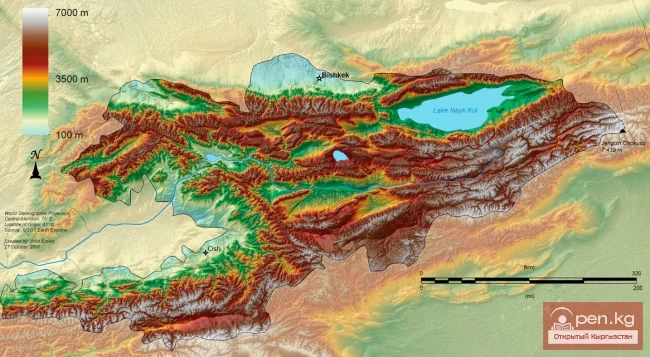 Maps of Kyrgyzstan to assist tourists