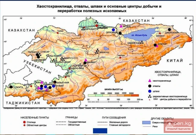 Maps of Kyrgyzstan to assist tourists