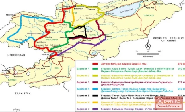 Maps of Kyrgyzstan to assist tourists