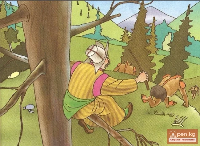 Эр жүрөк Дыйканбай тууралуу жомок