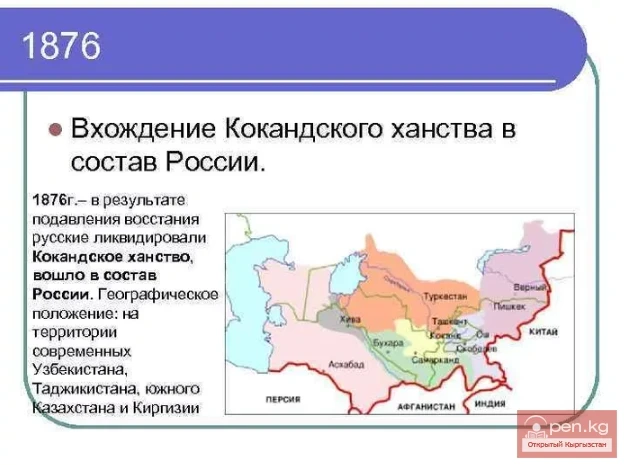 Предпосылки к ликвидации Кокандского ханства