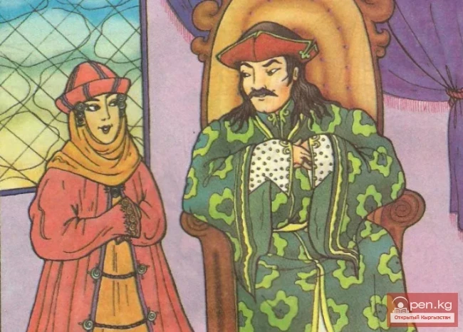 Сказка о хане и злых женах