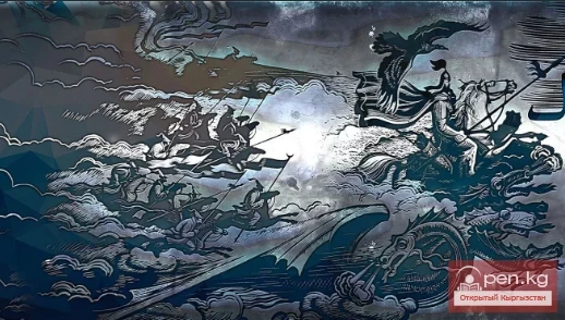 Эпос "Манас". Великий поход. Ранение Манаса и возвращение кыргызов в Талас. Часть-2