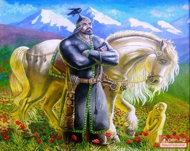 Epic "Manas". The Great Campaign. The Wounding of Manas and the Return of the Kyrgyz to Talas. Part-3